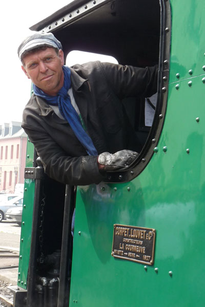 conducteur du petit train, Baie de Somme conducteur du petit train, Baie de Somme