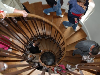 Escalier à vis_maison de Jules Verne © S. Crampon Escalier à vis_maison de Jules Verne © S. Crampon