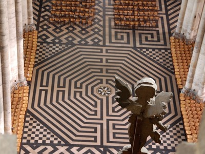 Amiens cathédrale labyrinthe, Somme Amiens cathédrale labyrinthe, Somme