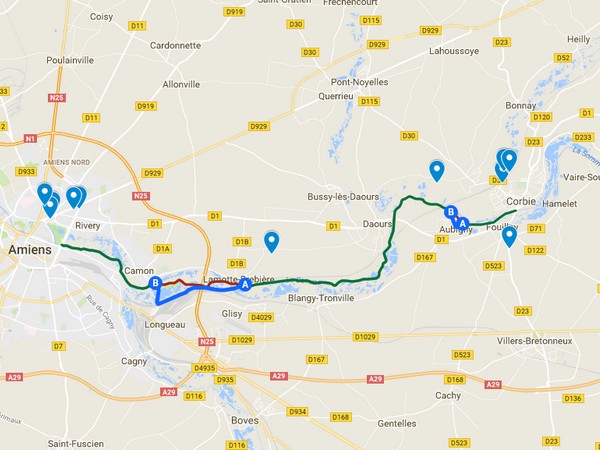 carte Corbie Amiens veloroute, Somme.jpg carte Corbie Amiens veloroute, Somme.jpg
