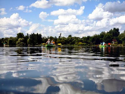 Kayak en vallée de Somme©Mathieu Farcy Kayak en vallée de Somme©Mathieu Farcy