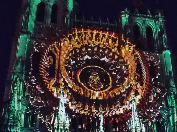 Spectacle Chroma cathédrale Amiens, Somme Spectacle Chroma cathédrale Amiens, Somme