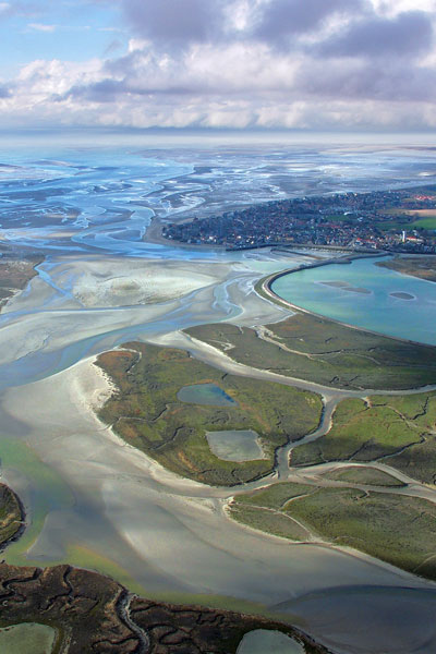 Vue aérienne Baie de Somme Vue aérienne Baie de Somme