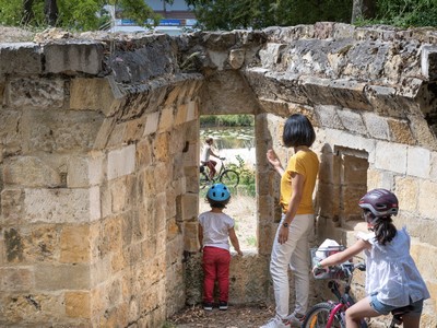 Château de Ham et vélos Château de Ham et vélos