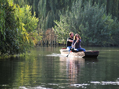 Barque, hortillonnages, Somme Barque, hortillonnages, Somme
