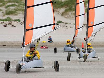 char à voile, Somme