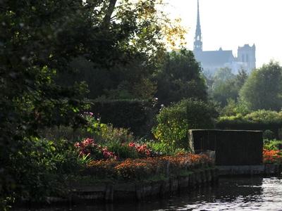 Les Hortillonnages - vue cathédrale