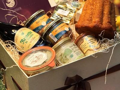 Panier gourmand, halle, Amiens 