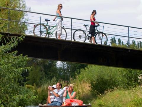 Amiens vélo barque hortillonnages