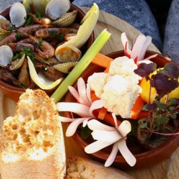gastronomie planchette de la mer, Somme
