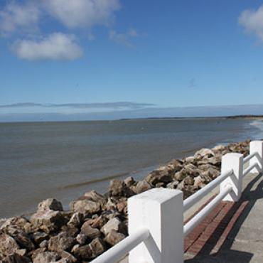 Digue du Crotoy grandes marees, Somme
