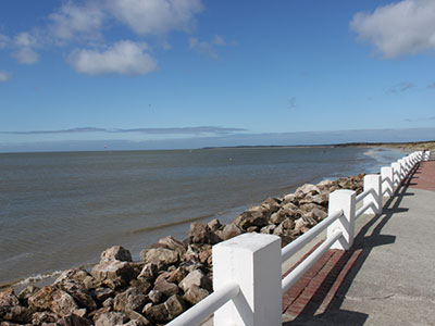 Digue du Crotoy grandes marees, Somme